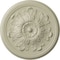 Ekena Millwork Legacy Acanthus Ceiling Medallion (Fits Canopies up to 3 1/2"), 12 3/4"OD x 7/8"P, Clear Yellow CM12LECYF - alternate 1